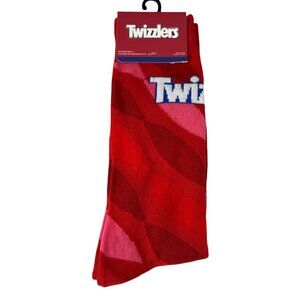 Twizzlers Red Graphic Crew Socks Men’s Fun Candy Novelty Gift New
